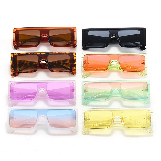 Flat Top Rectangle Sleek Wholesale Sunglasses