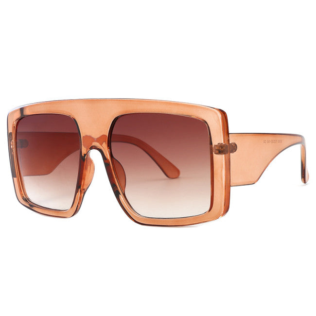 Oversized ITGRL Large Square Sunglasses | Tan