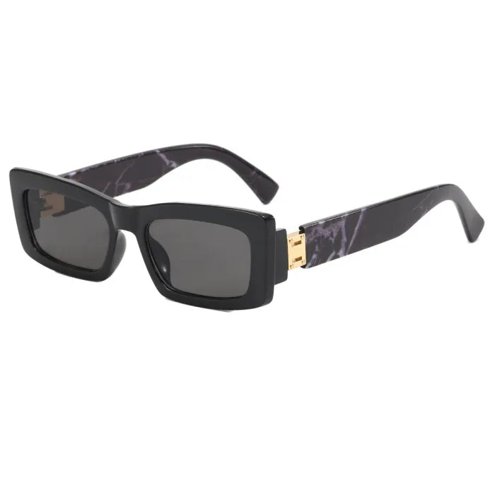 Retro Rectangle Trendy Thick Outdoor Wholesale Sunglasses