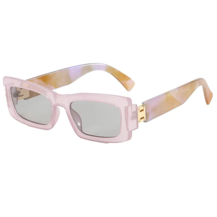 Retro Rectangle Trendy Thick Outdoor Wholesale Sunglasses