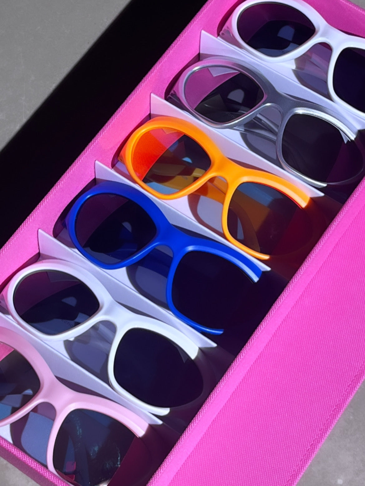 Vibrant Color Futuristic Sunglasses