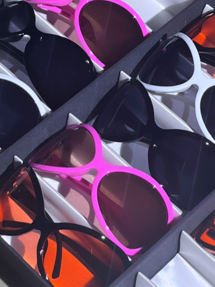 Large Oversized BIG Round Goggle Sunglasses
