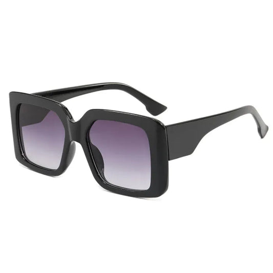 Large Oversized Big Frame Square Sunglasses | Black