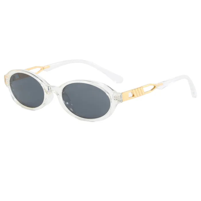 Retro Steampunk Style Small Oval Wholesale Sunglasses