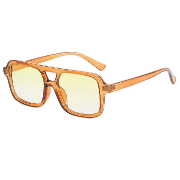 Trendy Rectangle Flat Top Wholesale Sunglasses