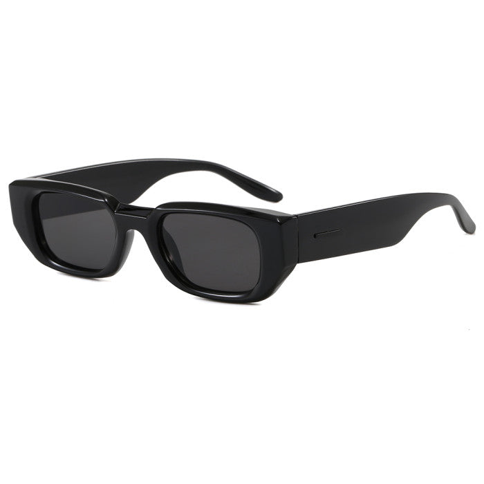 Skinny Narrow Translucent Rectangle Sunglasses