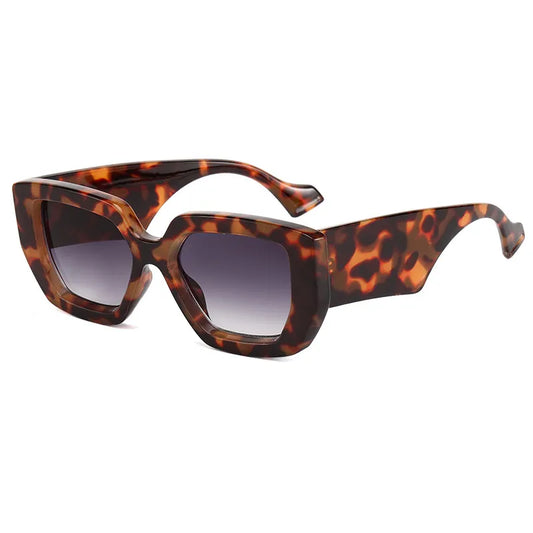 Thick Dark Tinted Fashion Sunglasses | Print
