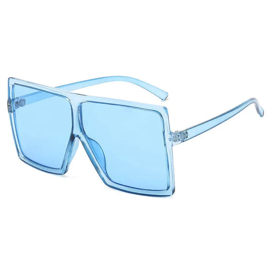 Big Square Oversized Sunglasses | Blue