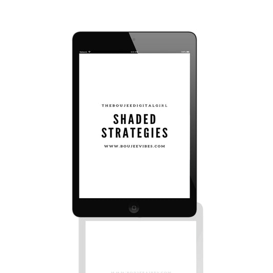 Shaded Strategies: Your Guide to Success through a Digital Product Planner