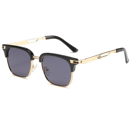 Classic Stylish Square UV400 Sunglasses | Black