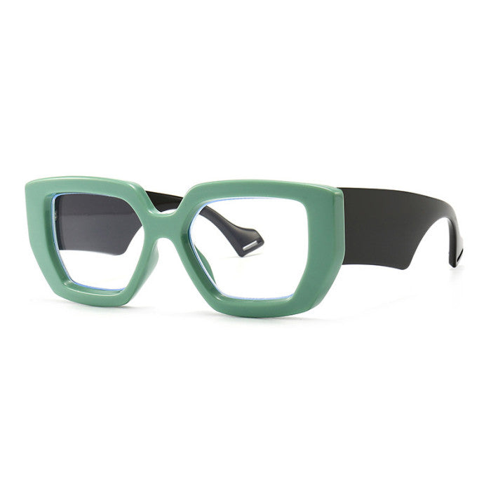 Chunky Solid Blue Light Blocking Eyeglasses | Solid