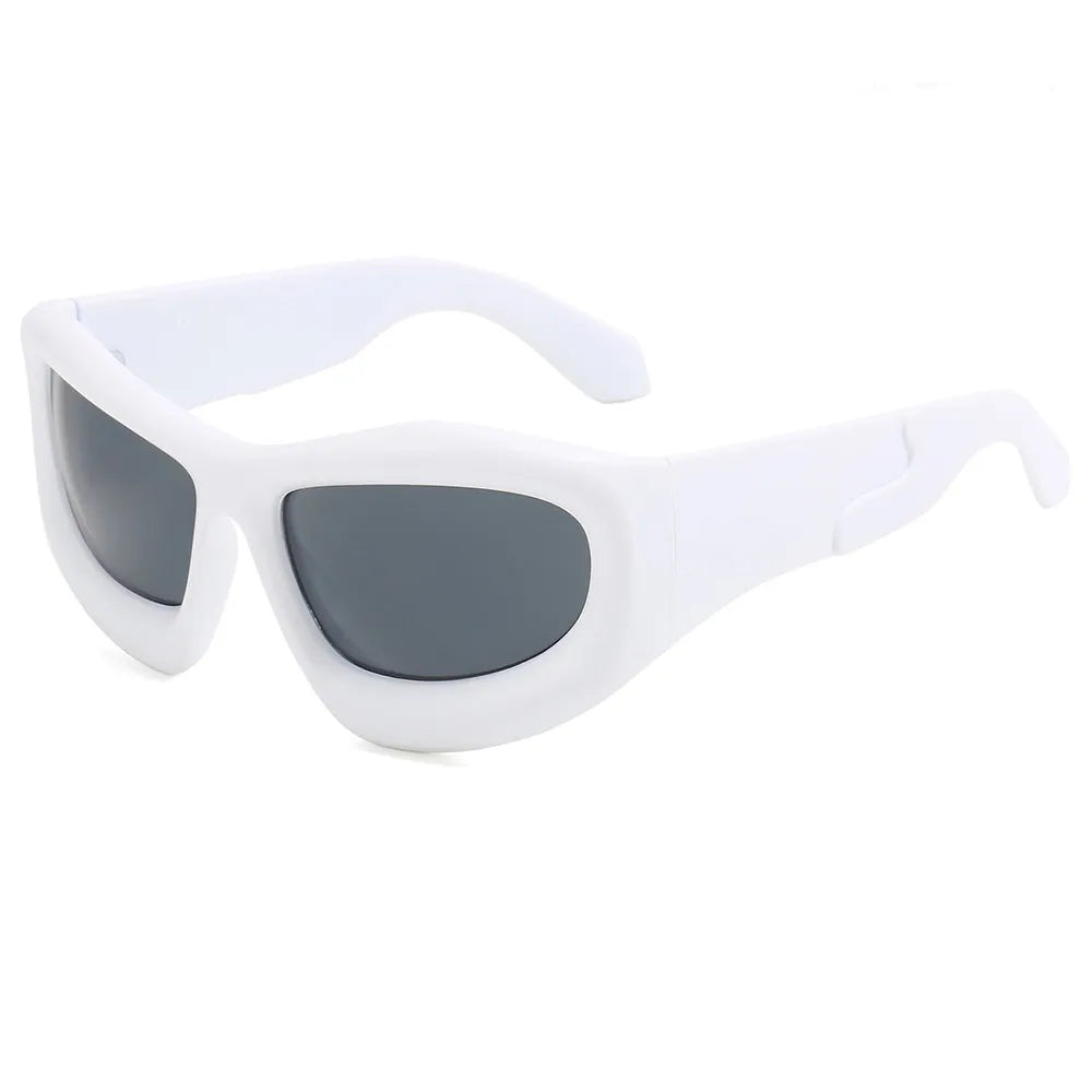 Oversized Rectangle Cat Eye Thick Sporty Wholesale Sunglasses