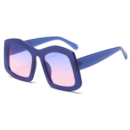 Irregular Oversized Women Sunglasses | Purple