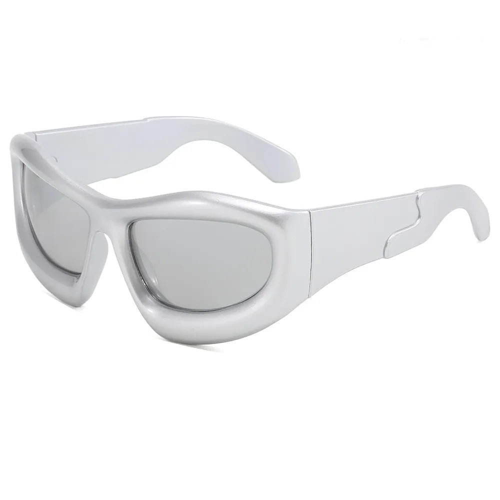 Oversized Rectangle Cat Eye Thick Sporty Wholesale Sunglasses