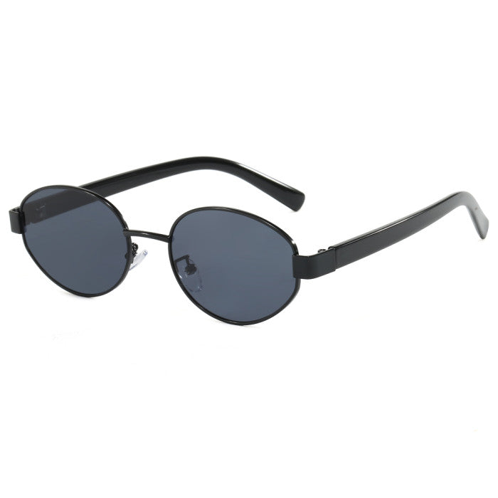 Unisex Oval Luxury Metal Frame Wholesale Sunglasses