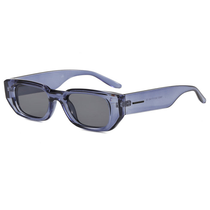 Skinny Narrow Translucent Rectangle Sunglasses