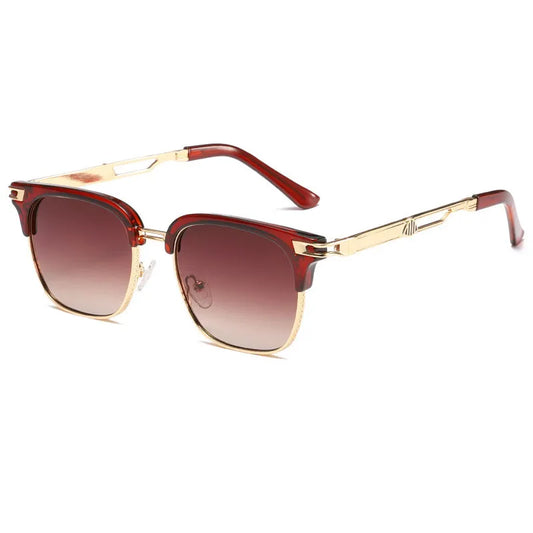 Classic Stylish Square UV400 Sunglasses | Brown