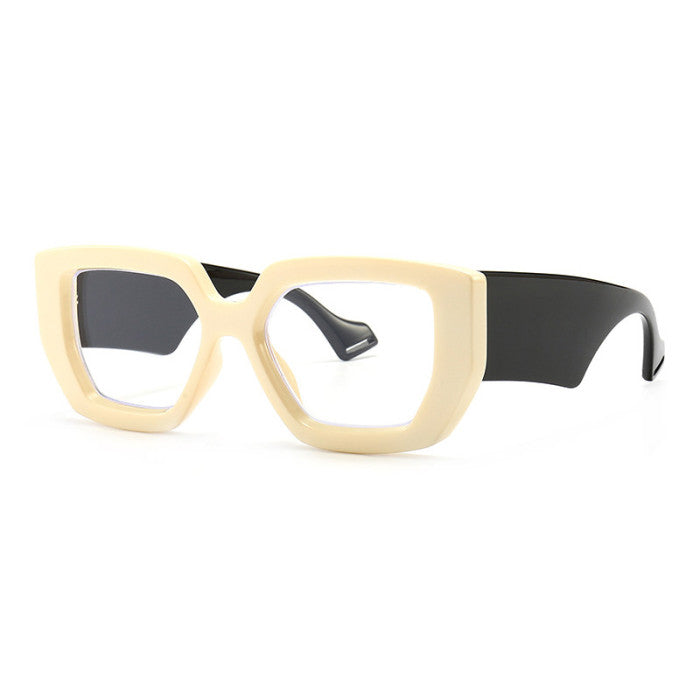 Chunky Solid Blue Light Blocking Eyeglasses | Solid