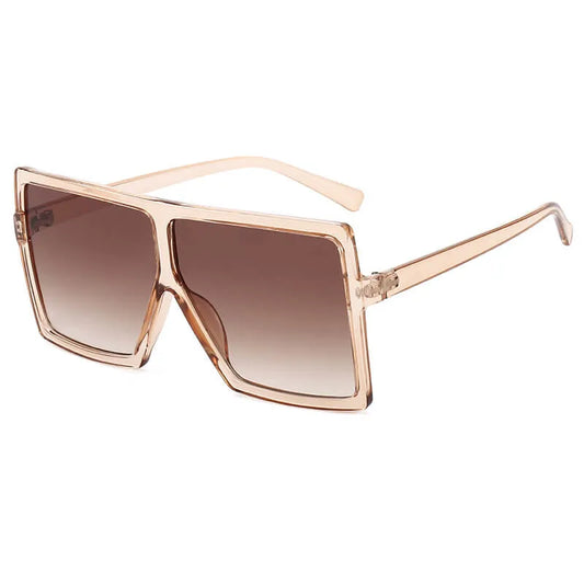 Big Square Oversized Sunglasses | Brown