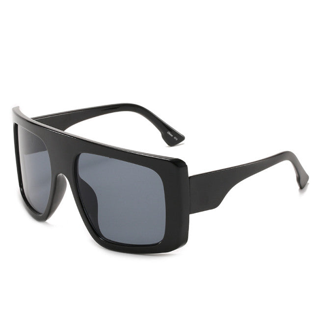 Trendy Oversized Square Frame 
Sunglasses