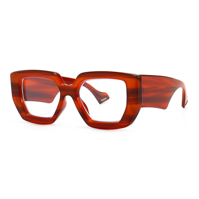 Chunky Solid Blue Light Blocking Eyeglasses | Solid