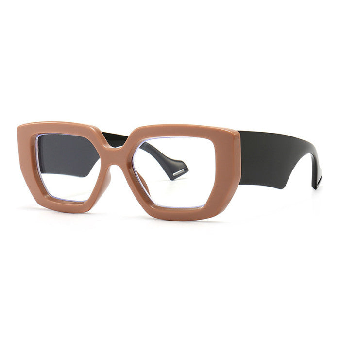 Chunky Solid Blue Light Blocking Eyeglasses | Solid