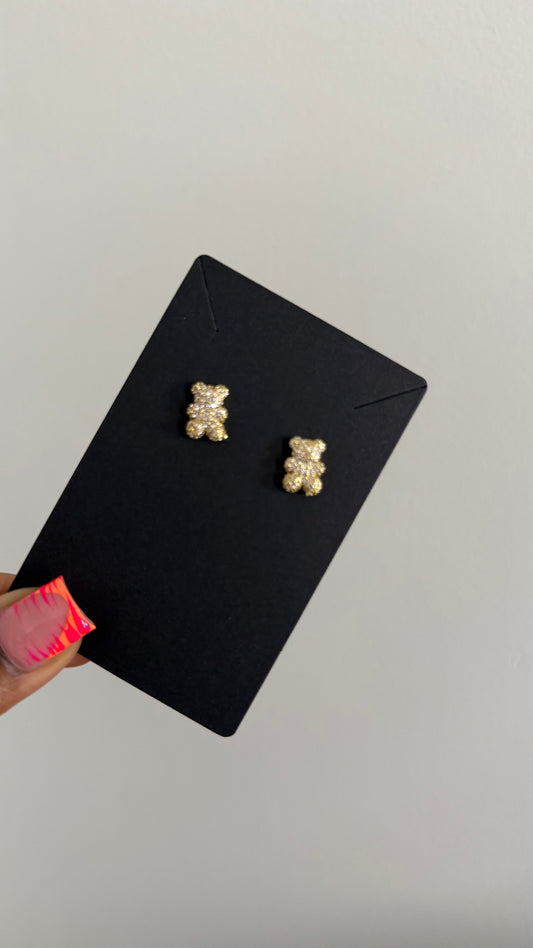 BEAR STUD EARRINGS