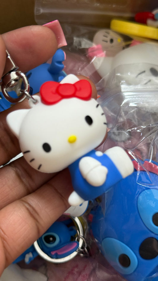 KITTY KEY CHAIN (sitting pretty)