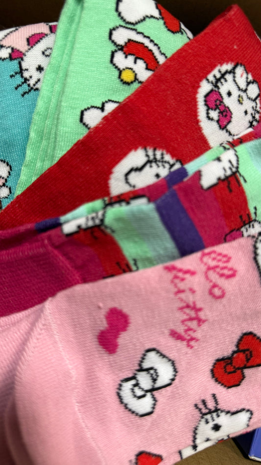KITTY SOCKS (6pk one-size fits all)