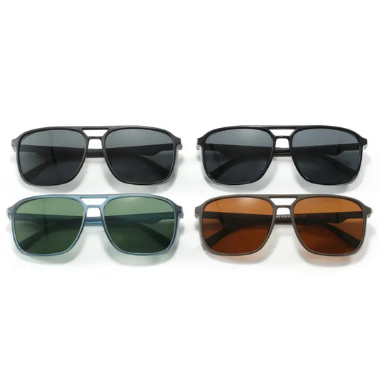Classic Square Frame Flat Top Sport Polarized Wholesale Sunglasses