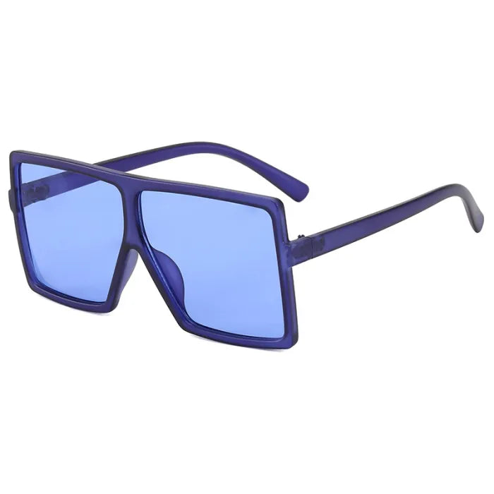 Unisex Square UV400 Kids Sunglasses | Blue