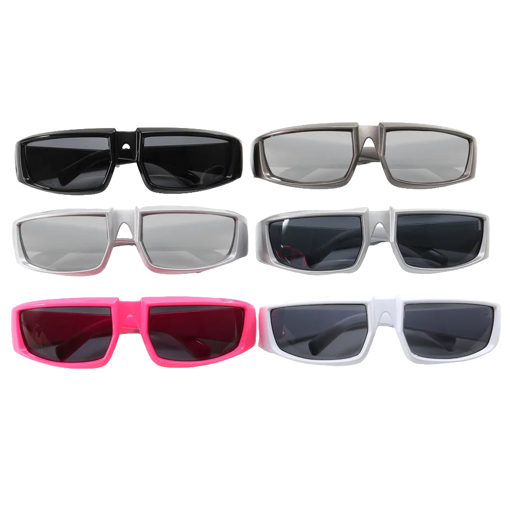 Retro Rectangle Stylish Futuristic Y2K Wholesale Sunglasses