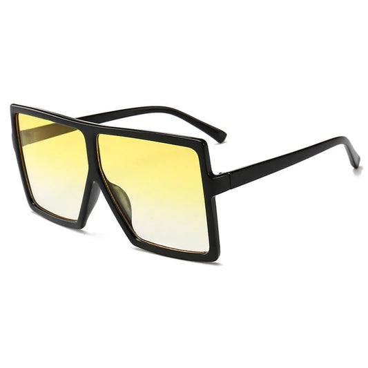 Big Square Oversized Sunglasses | Yellow