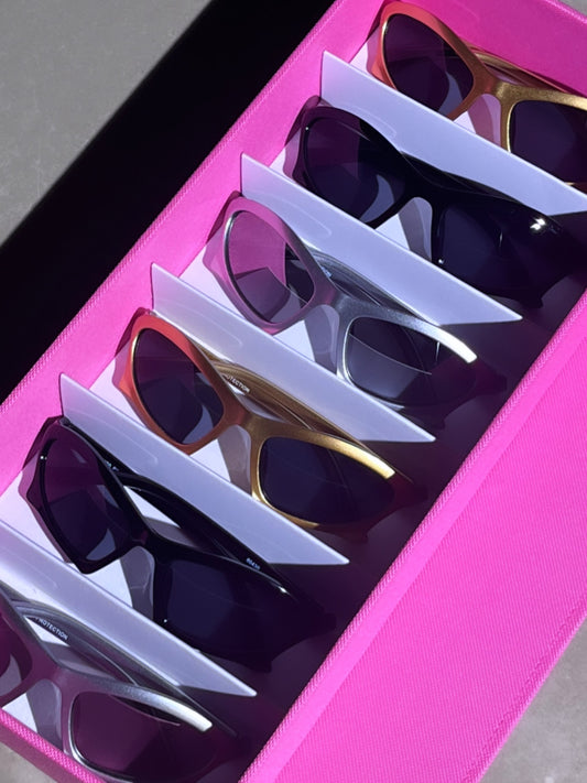 Thin Sleek Plastic Light Weight Sunglasses