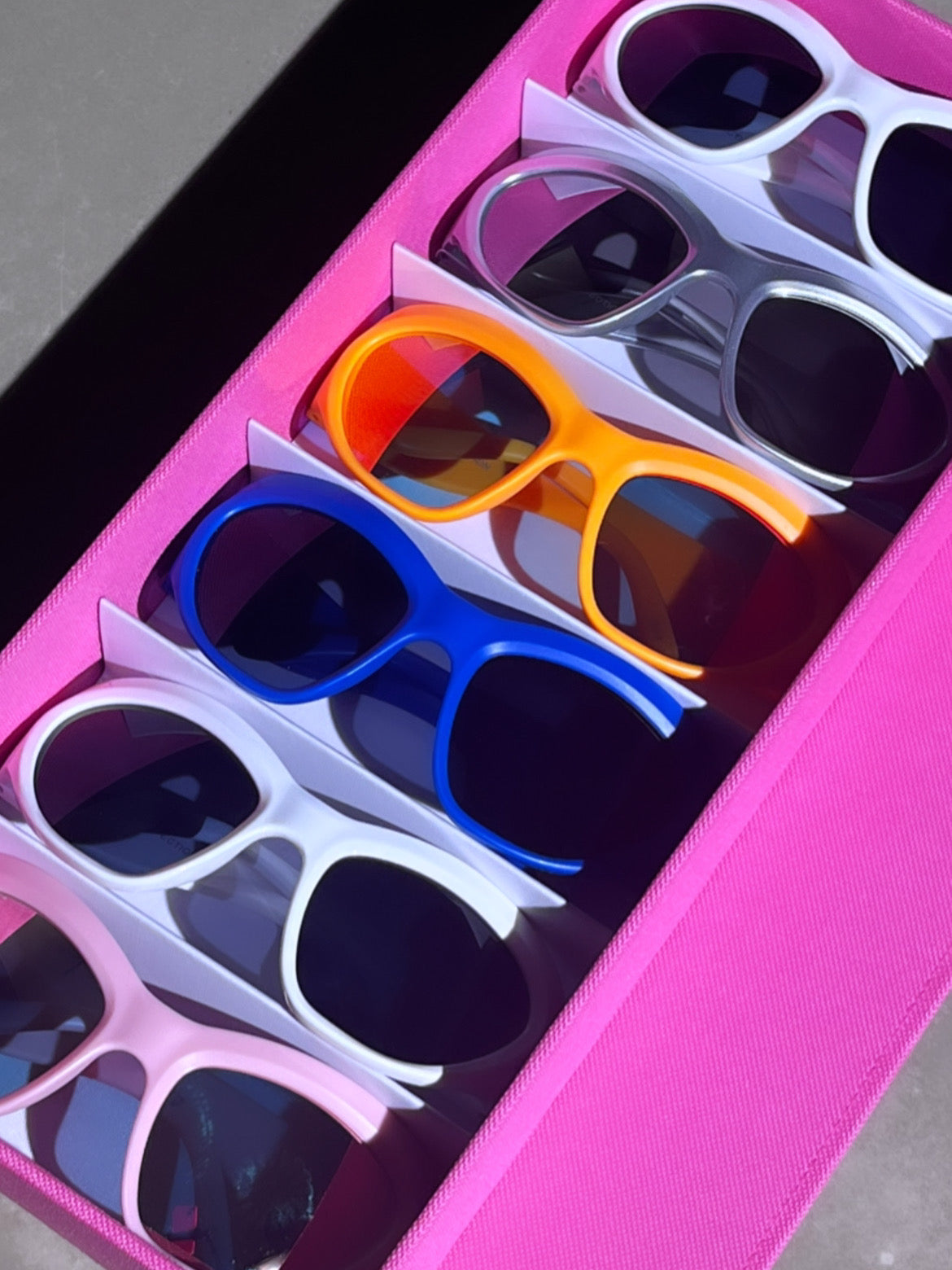 Vibrant Color Futuristic Sunglasses