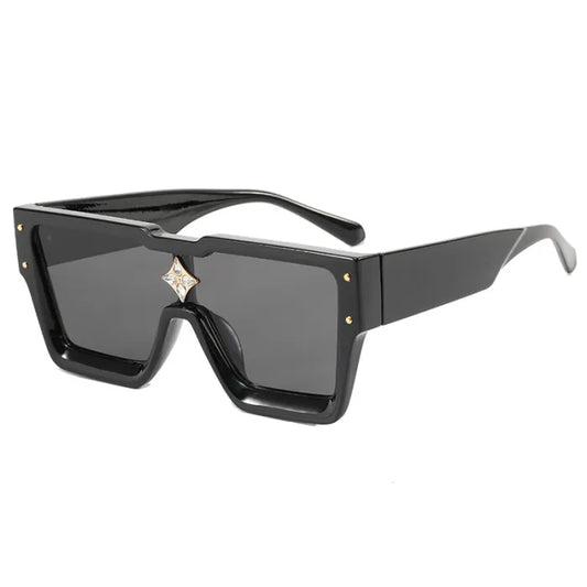 Square Diamond Studded Luxury Fashion Mix 1 Wholesale Sunglasses