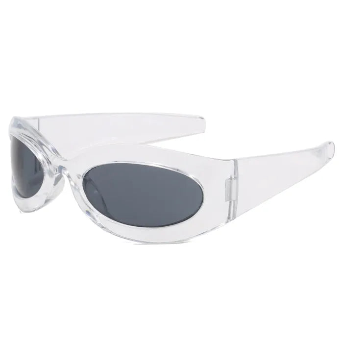 Retro Wrap Around Oval Sporty Y2K Wholesale Sunglasses