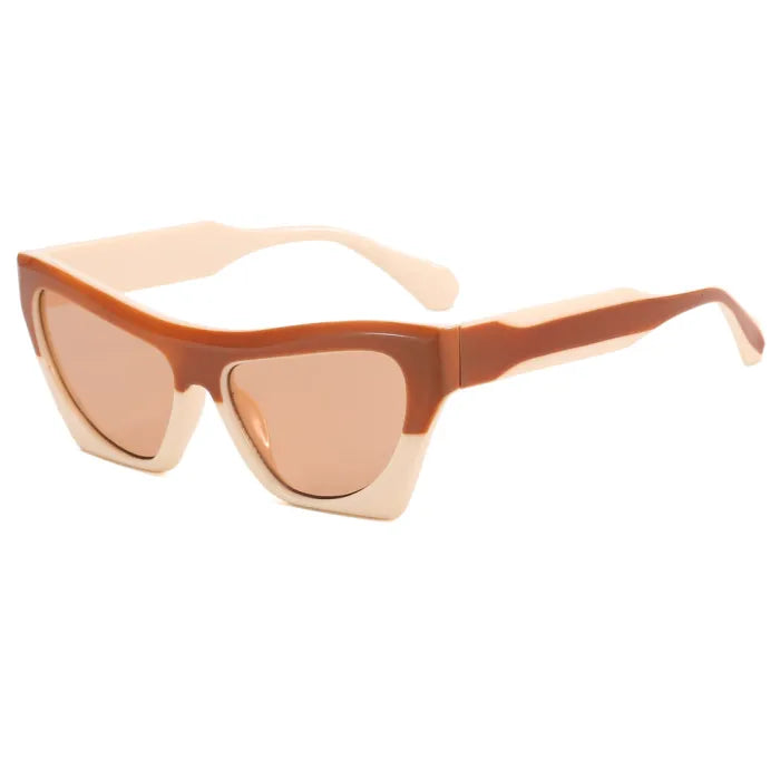 Thick Cateye Irregular Square Wholesale Sunglasses