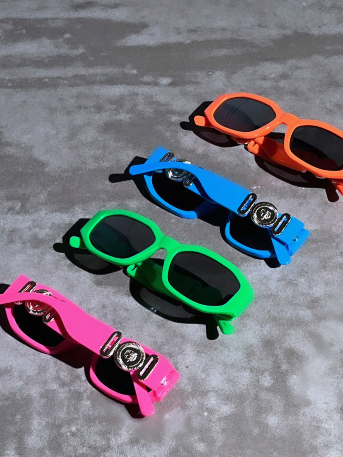 Vibrant Colorful Summer Fashion Sunglasses