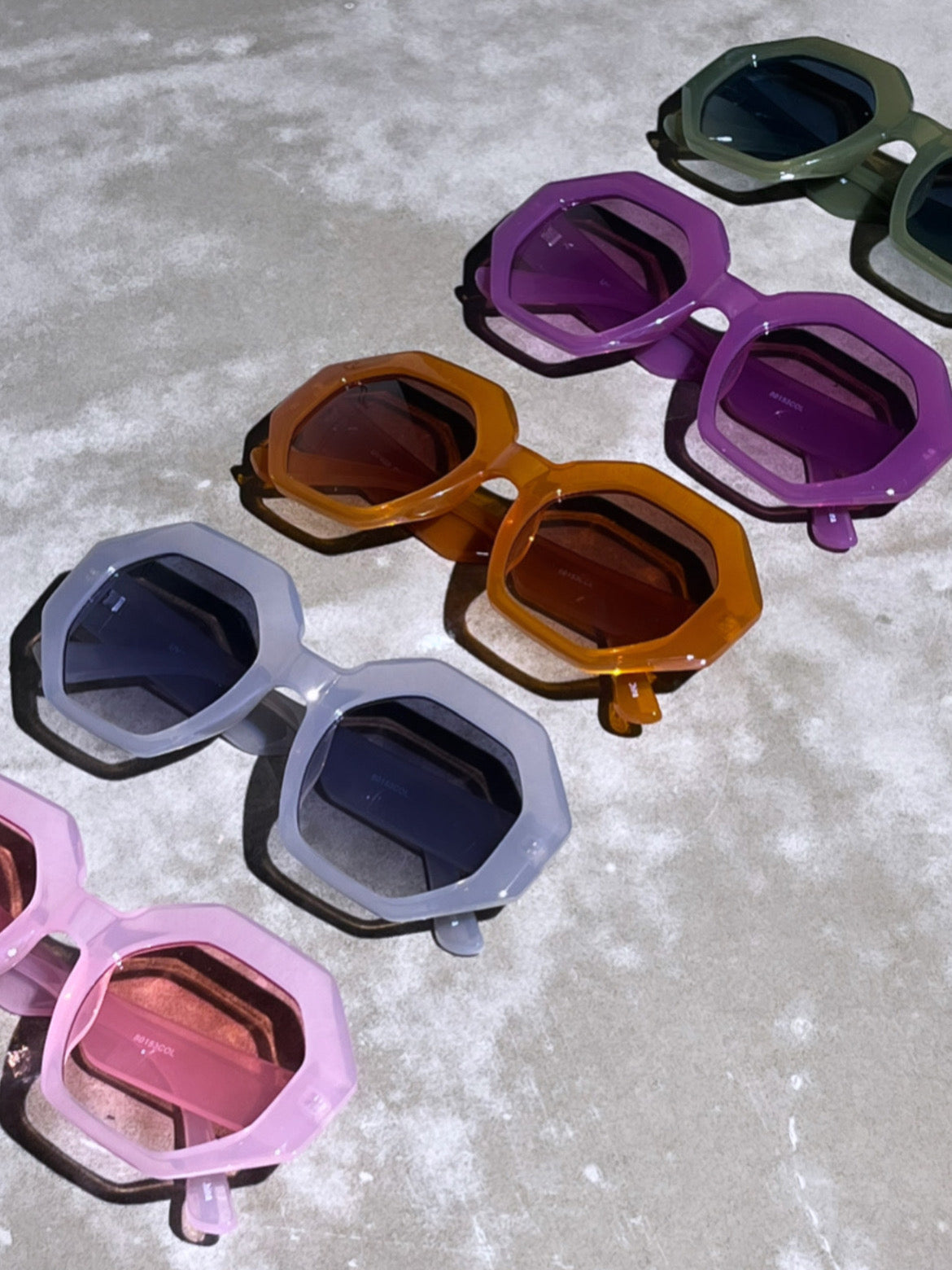 Geometric Octagon Summer Fashion Sunglasses